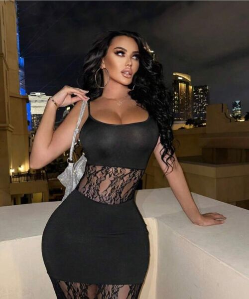 Kadın Dalgıç Kumaş Dantel Detaylı Maxi Boy Elbise