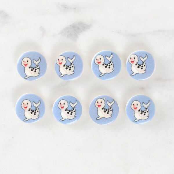 Loren Crafts 8'li Fok Düğme - 1246