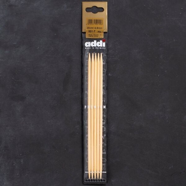 Addi Bambus 4,5mm 20cm Bambu Çorap Şişi - 501-7