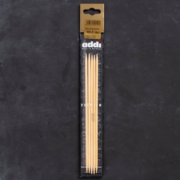 Addi Bambus 4mm 20cm Bambu Çorap Şişi - 501-7