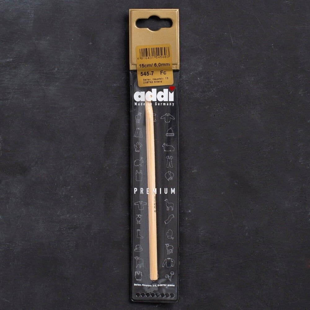Addi Bambus 6mm 15cm Bambu Yün Tığ - 545-7