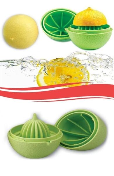 BUFFER® Hazneli Kapaklı Hijyenik Pratik Kolay Limon Sıkacağı Aparatı