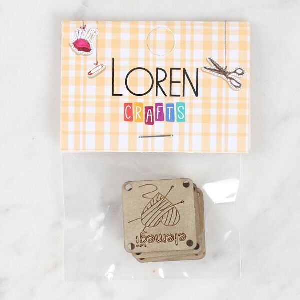 Loren Crafts Elemeği Deri Arma 5 Adet - 1569