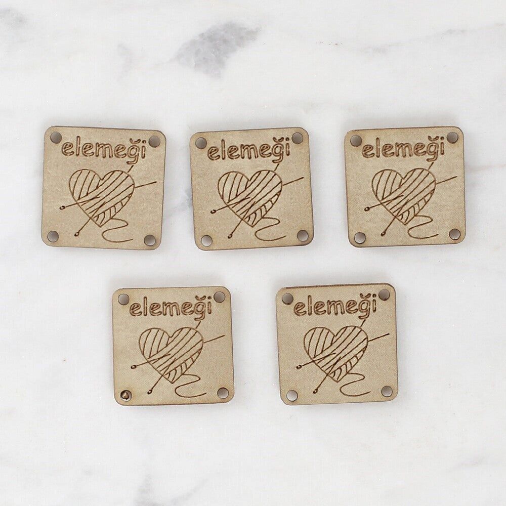 Loren Crafts Elemeği Deri Arma 5 Adet - 1569