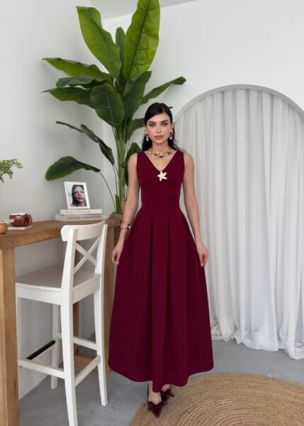 Late Yıldız Detaylı Elbise