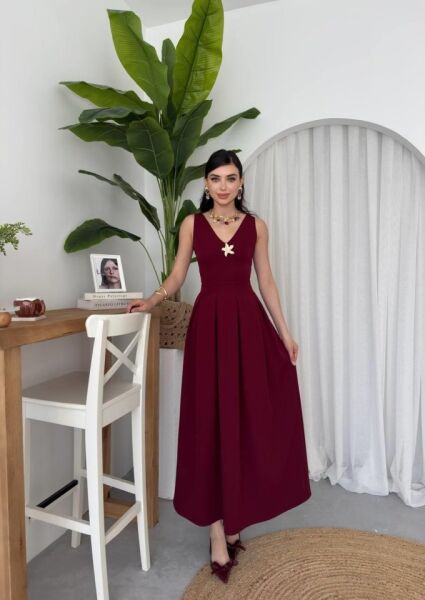 Late Yıldız Detaylı Elbise