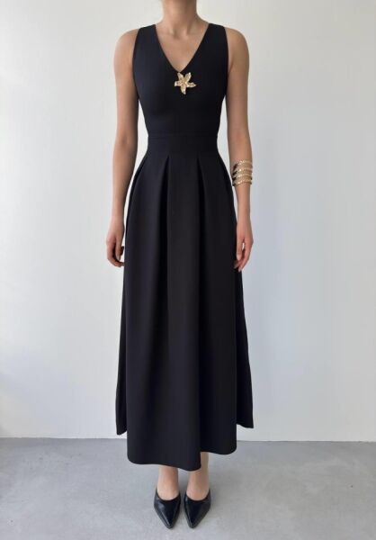 Late Yıldız Detaylı Elbise