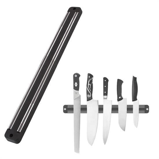 BUFFER® Mıknatıslı Paslanmaz Duvar Bıçak Askısı Standı 55 Cm Aparat