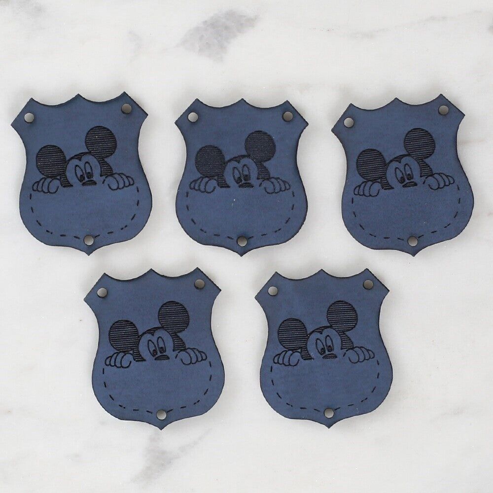 Loren Crafts Figürlü Deri Arma 5 Adet - 1577