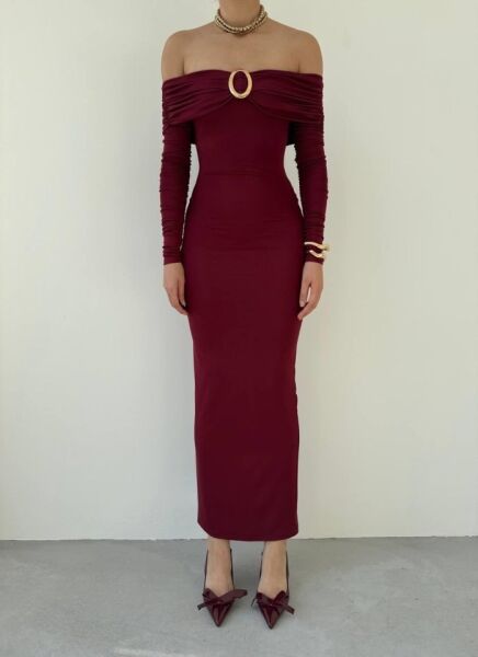 Maca Straplez Elbise