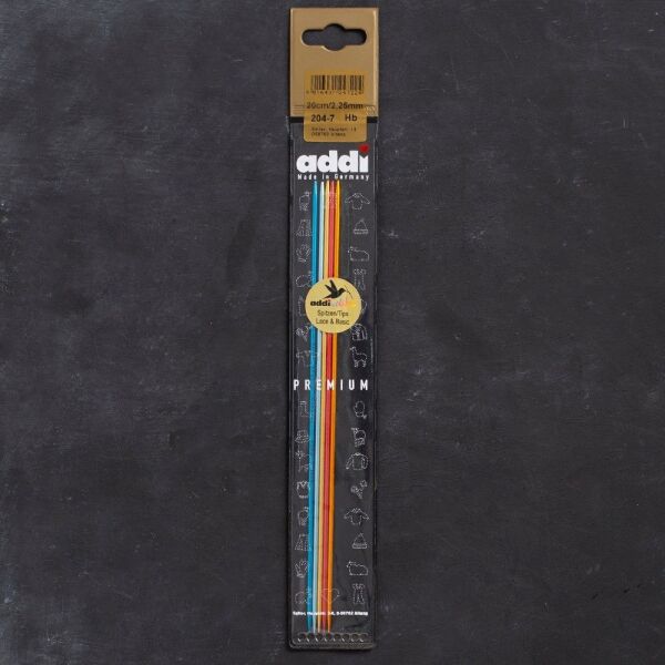 Addi Colibri 2,25mm 20cm Renkli Çorap Şişi - 204-7