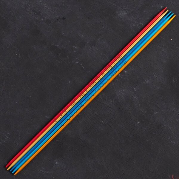 Addi Colibri 2,5mm 20cm Renkli Çorap Şişi - 204-7