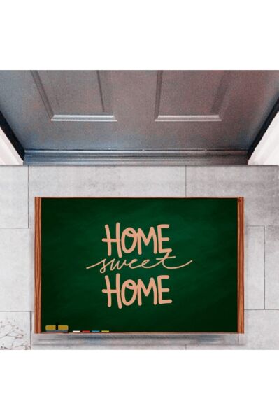 Kapı Önü Paspası Dekoratif Dijital Baskı Home Sweet Home P-2330