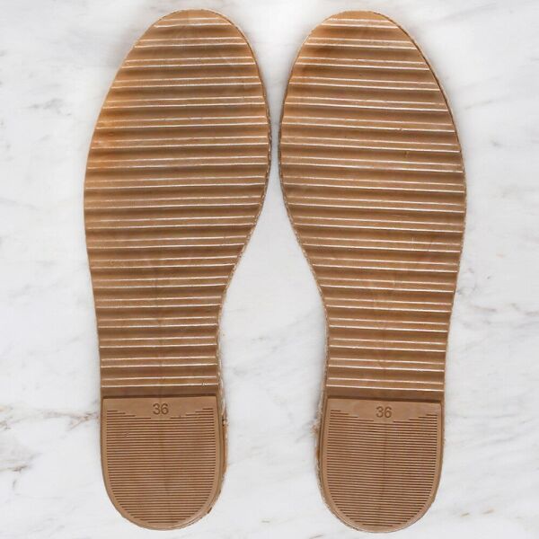 Loren Hasır Espadril / Ayakkabı Tabanı 36 Numara K