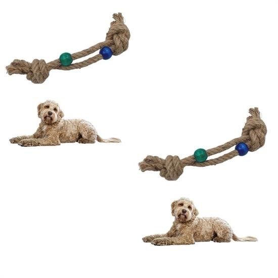 BUFFER® Diş Kaşıma İpi Köpek Oyuncağı Diş Güçlendirme Temizleme İpi Köpek Oyun Halatı