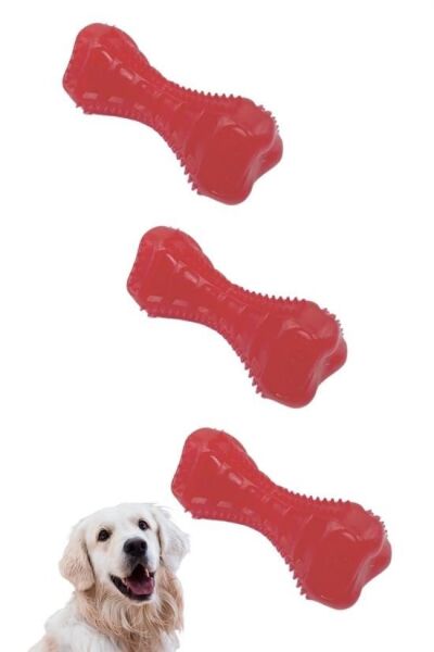 BUFFER® Köpekler İçin Diş Kaşıma Oyuncağı Tırtıklı Yapıda Plastik Dumbell