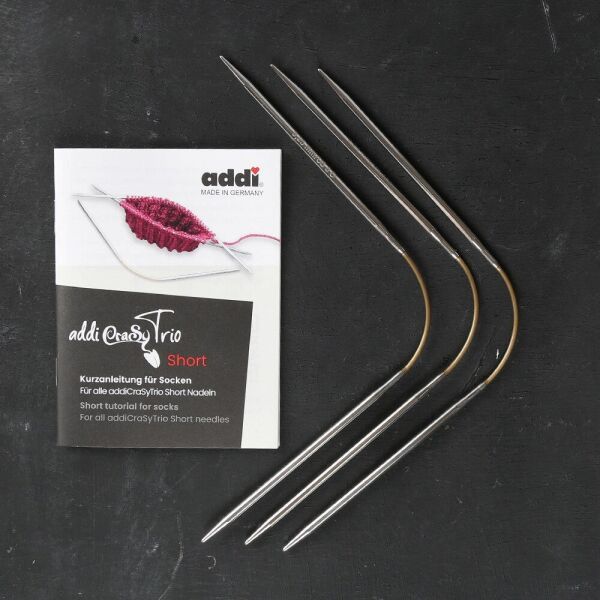 Addi CrasyTrio 3 lü 5 Mm 21 Cm Misinalı Çorap Şişi