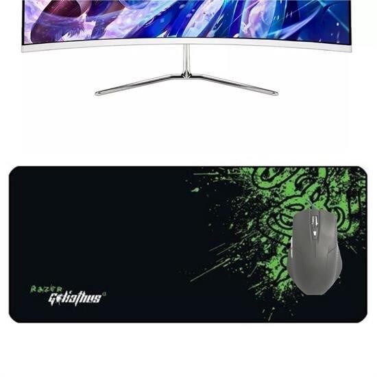 BUFFER® 90x40 Mouse Pad Gaming Oyuncu Gamer Kaymaz Taban Büyük Boy Ofis Tipi Fare Altlığı Goliathus