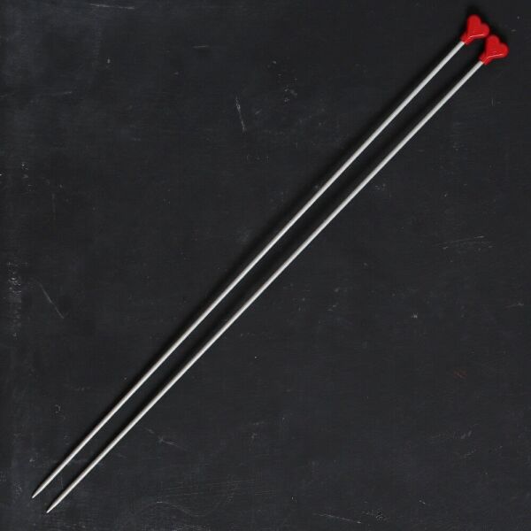 ADDI KALPLİ 3MM 40CM KLASİK ALÜMİNYUM ÖRGÜ ŞİŞİ -