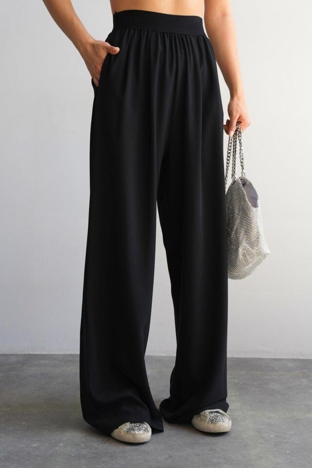 Dokuma Pantolon - Siyah