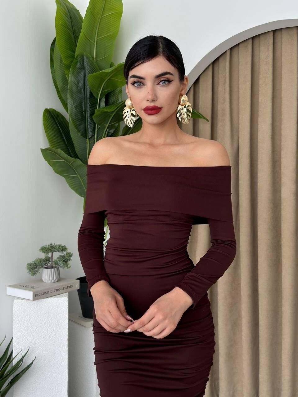 Dakota Drapeli Elbise