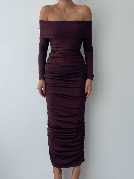 Dakota Drapeli Elbise