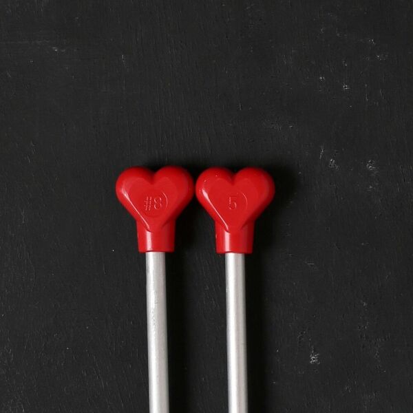 ADDI KALPLİ 5MM 40CM KLASİK ALÜMİNYUM ÖRGÜ ŞİŞİ -