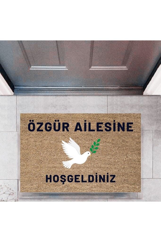 Kapı Önü Paspası Dekoratif Dijital Baskı Kişiye Özel P-2448