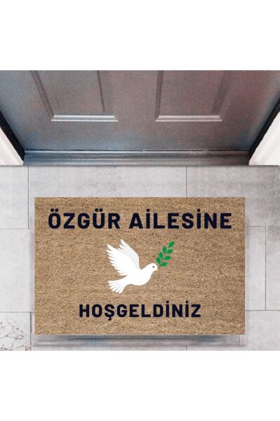Kapı Önü Paspası Dekoratif Dijital Baskı Kişiye Özel P-2448