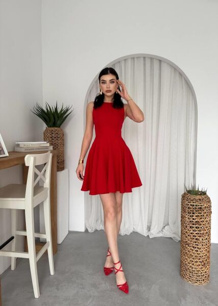 Berl Cep Detaylı Elbise