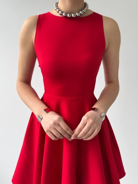 Berl Cep Detaylı Elbise