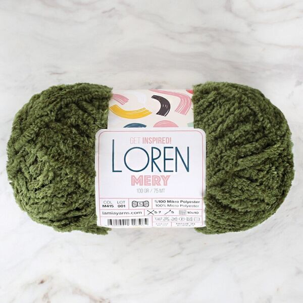 Loren Mery Yeşil El Örgü İpi - M415