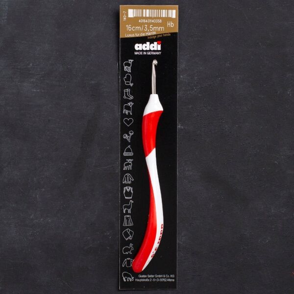 Addi Swing 3,5mm 16cm Kırmızı Ergonomik Yün Tığ -