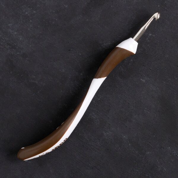 Addi Swing 5mm 16cm Kahverengi Ergonomik Yün Tığ -