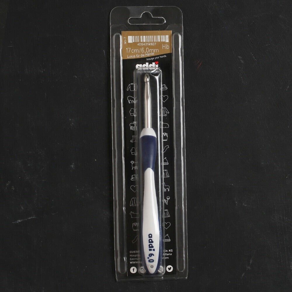 Addi Swing Maxi 6 Mm 17 Cm Lacivert Ergonomik Yün