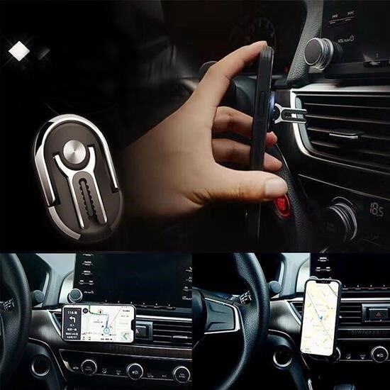 BUFFER® Araç İçi Mıknatıslı ve Izgara Telefon Tutucu