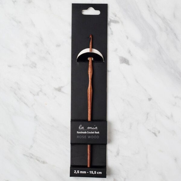 La Mia Rosewood 2.5 mm 15.5 cm Ahşap Yün Tığ