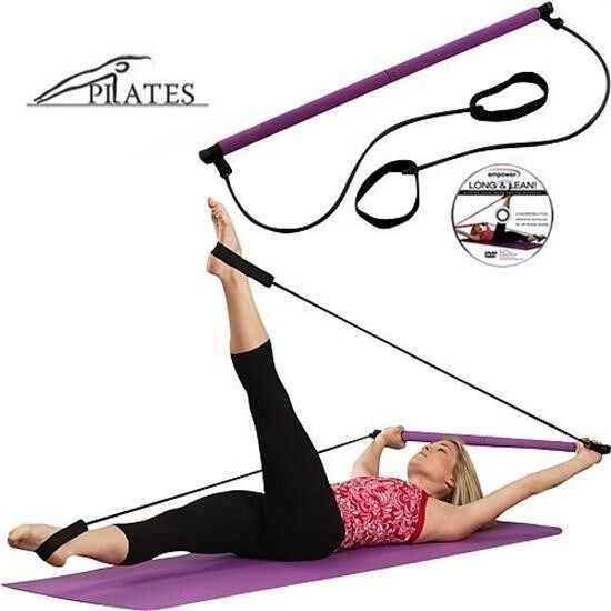 BUFFER® Jimnastik Çubuğu Plates Barı Taşınabilir Spor Ve Egzersiz Aleti