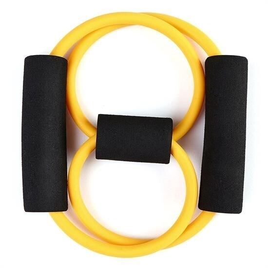 BUFFER® 8 Şeklinde Direnç Bandı Yoga Plates Ve Vücut Geliştirme Egzersiz Bandı