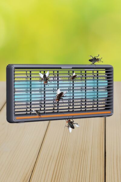 BUFFER® Düşük Güç Tüketimli 10W Masaüstü veya Duvara Asılabilen Sinek Öldürme Cihazı