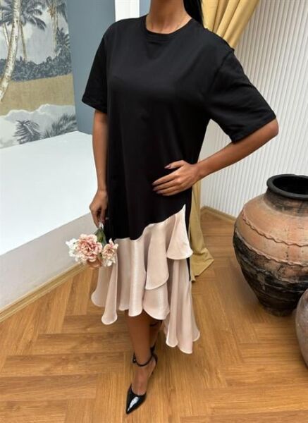 Volanlı Süprem Elbise 2864