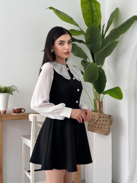 Asıo Bebe Yaka Elbise