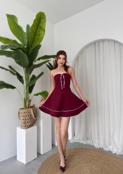 Yuna Straplez Elbise