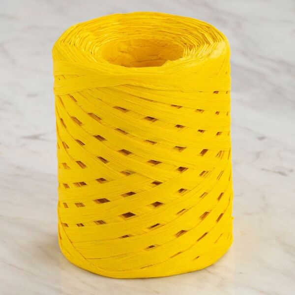 Loren Natural Raffia 90 gr Sarı Kağıt İp - 9