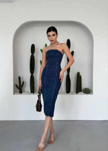 Izer Straplez Elbise