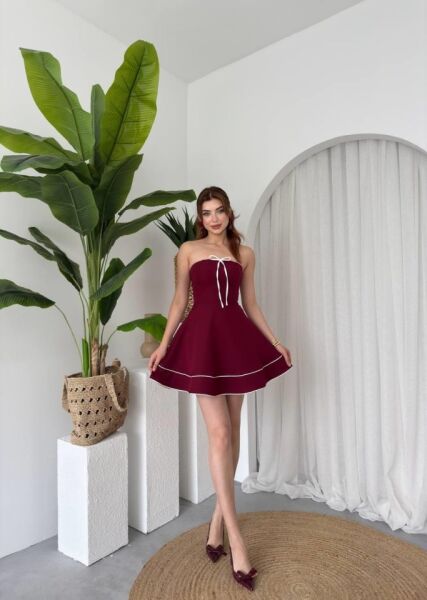 Yuna Straplez Elbise