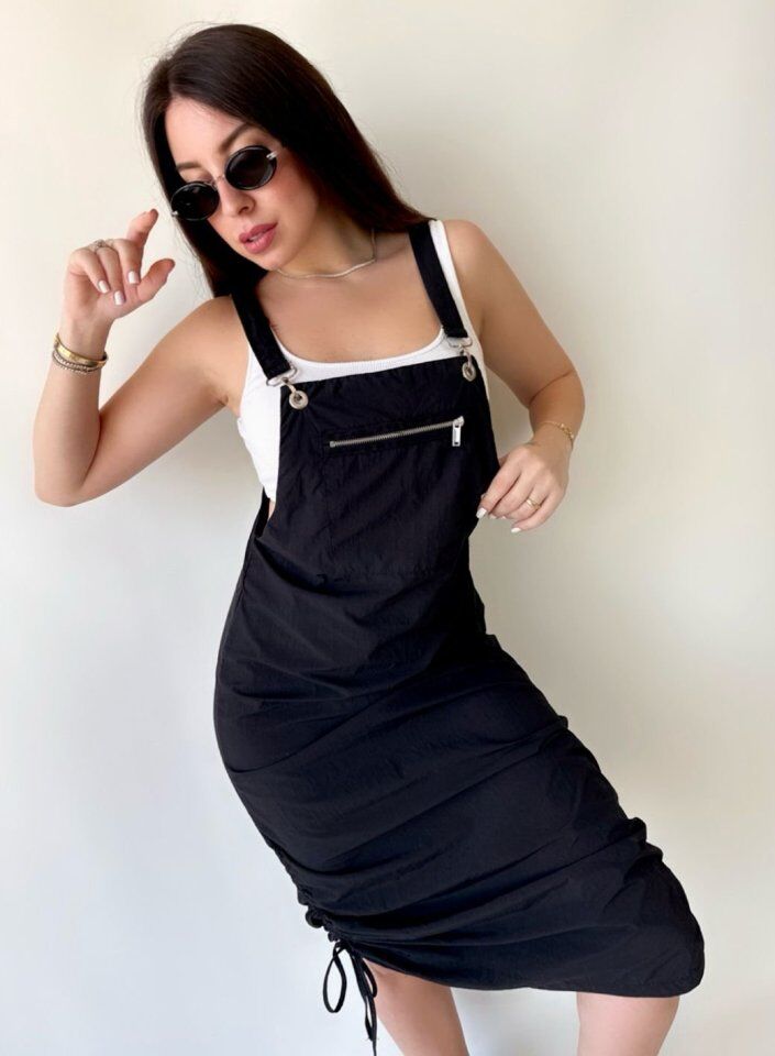 Kadın Paraşüt Kumaş Salopet Elbise Fırsat Ürün