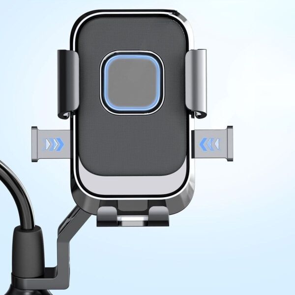 BUFFER® Motor,Motosiklet,Bisiklet ,Scooter İçin 360 Derece Dönebilen Dikiz Aynası Versiyonu Telefon Tutucu Aparat