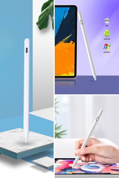 BUFFER® Evrensel Tablet ve Dokunmatik Telefonlarla Uyumlu Hassas Çizim ve Tasarım Kalemi