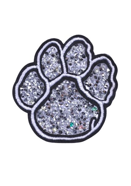 Aplike Ütü İle Yapışan Taşlı Pati Arma 5 cm